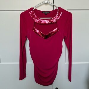 Boston Proper sequin top